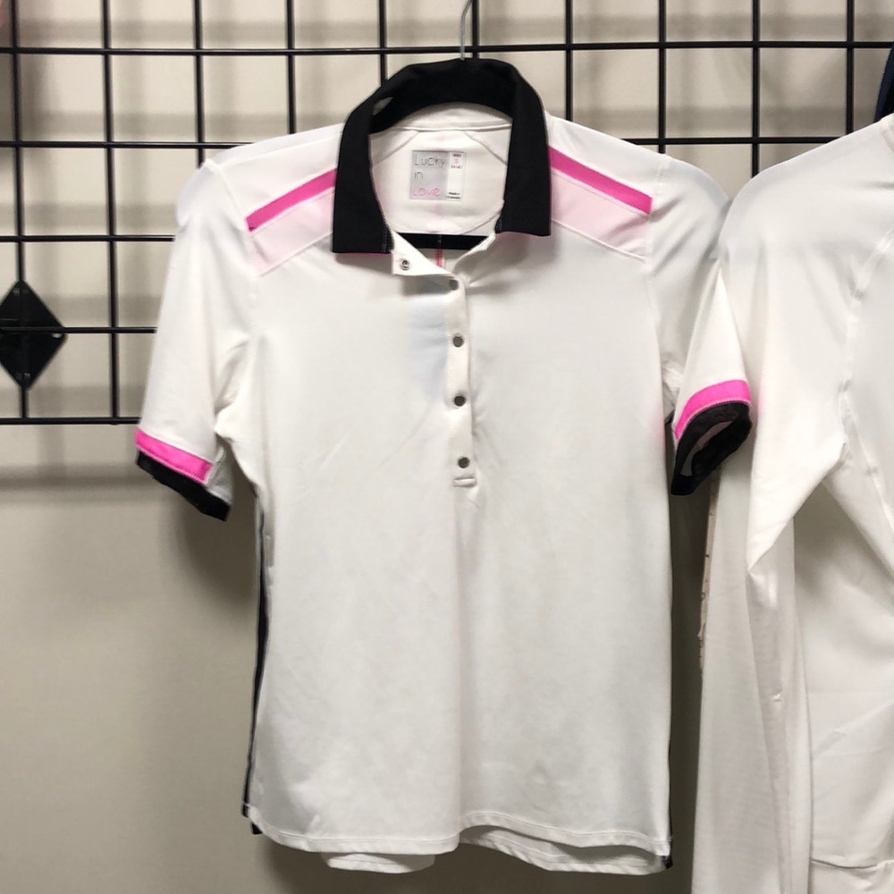 Lucky in love golf top